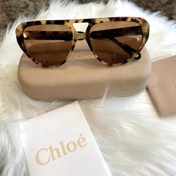 Chloe Aviator Sunglasses